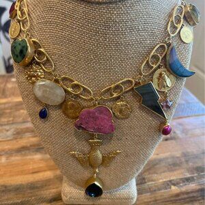Grainne Morton Linked Celestial Charm Necklace